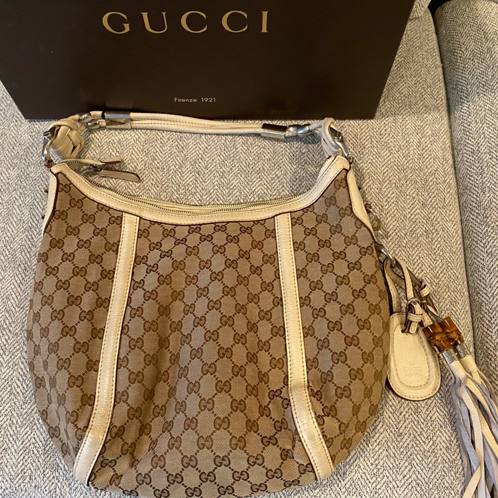 Gucci techno horsebit hobo w/wallet